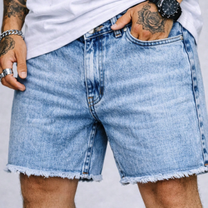 Bermuda jogador azul basic